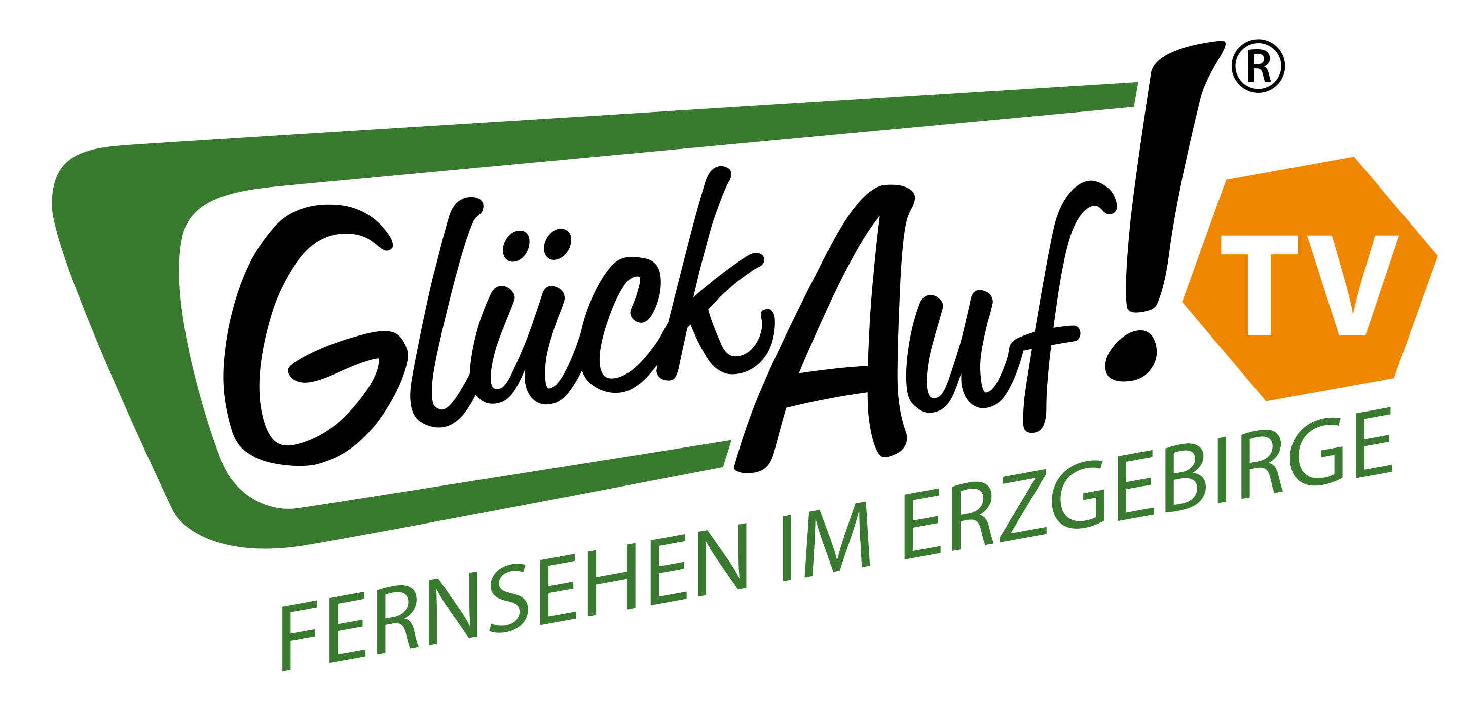 Glück Auf TV Logo farbig mit weißer Kontur