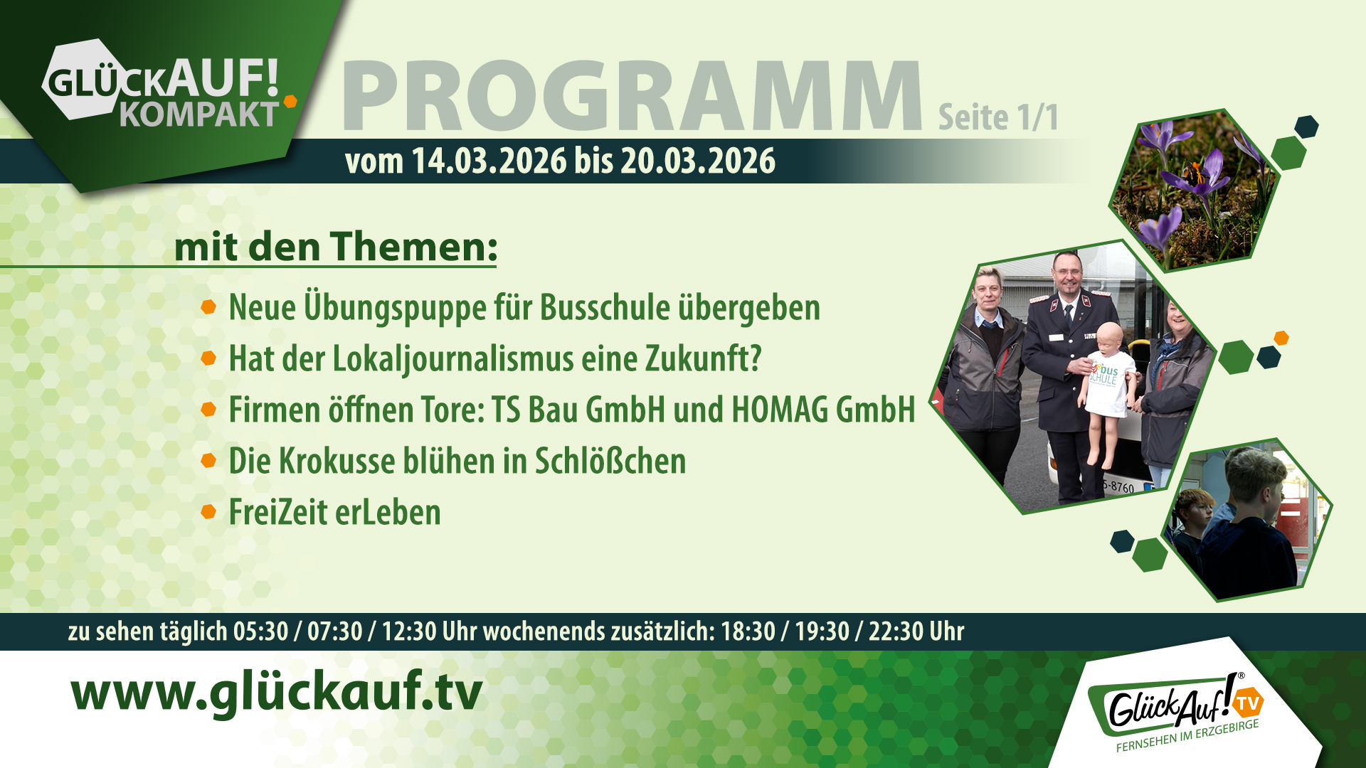 Glück Auf! kompakt für die Woche vom 14.03.2026 bis 20.03.2026